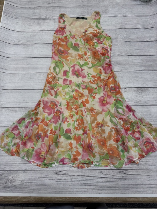 Ralph Lauren Dresses & Skirts - Lauren Ralph Lauren Floral Chiffon Dress Women's Size 10 Sleeveless